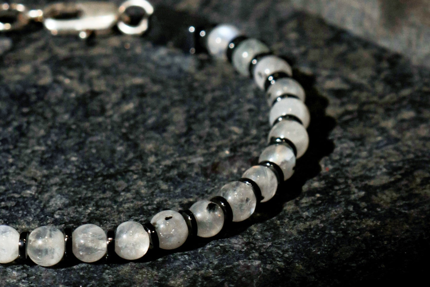 Rainbow Moon Stone Bracelet