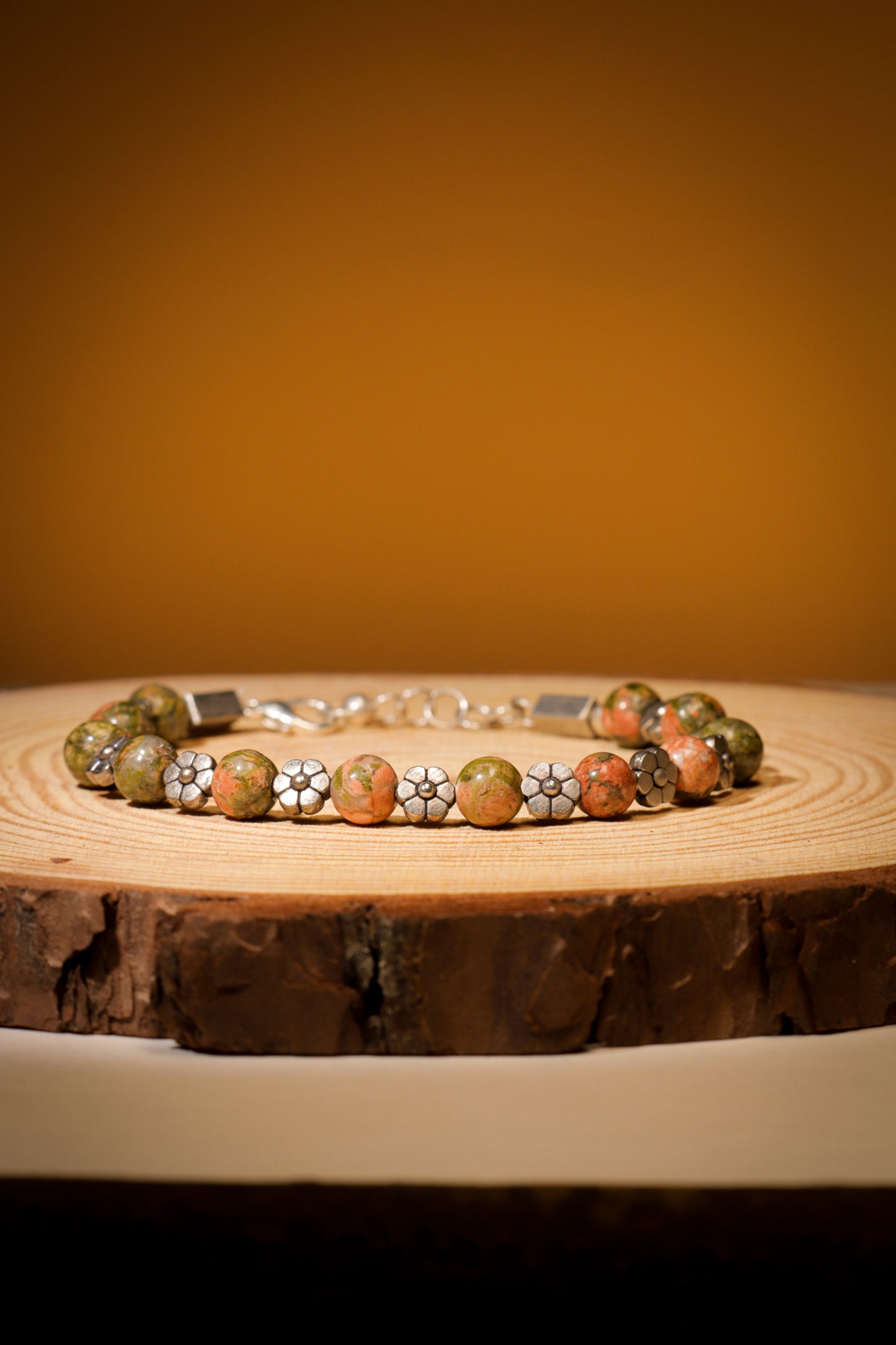 Unakite Jasper Bracelet