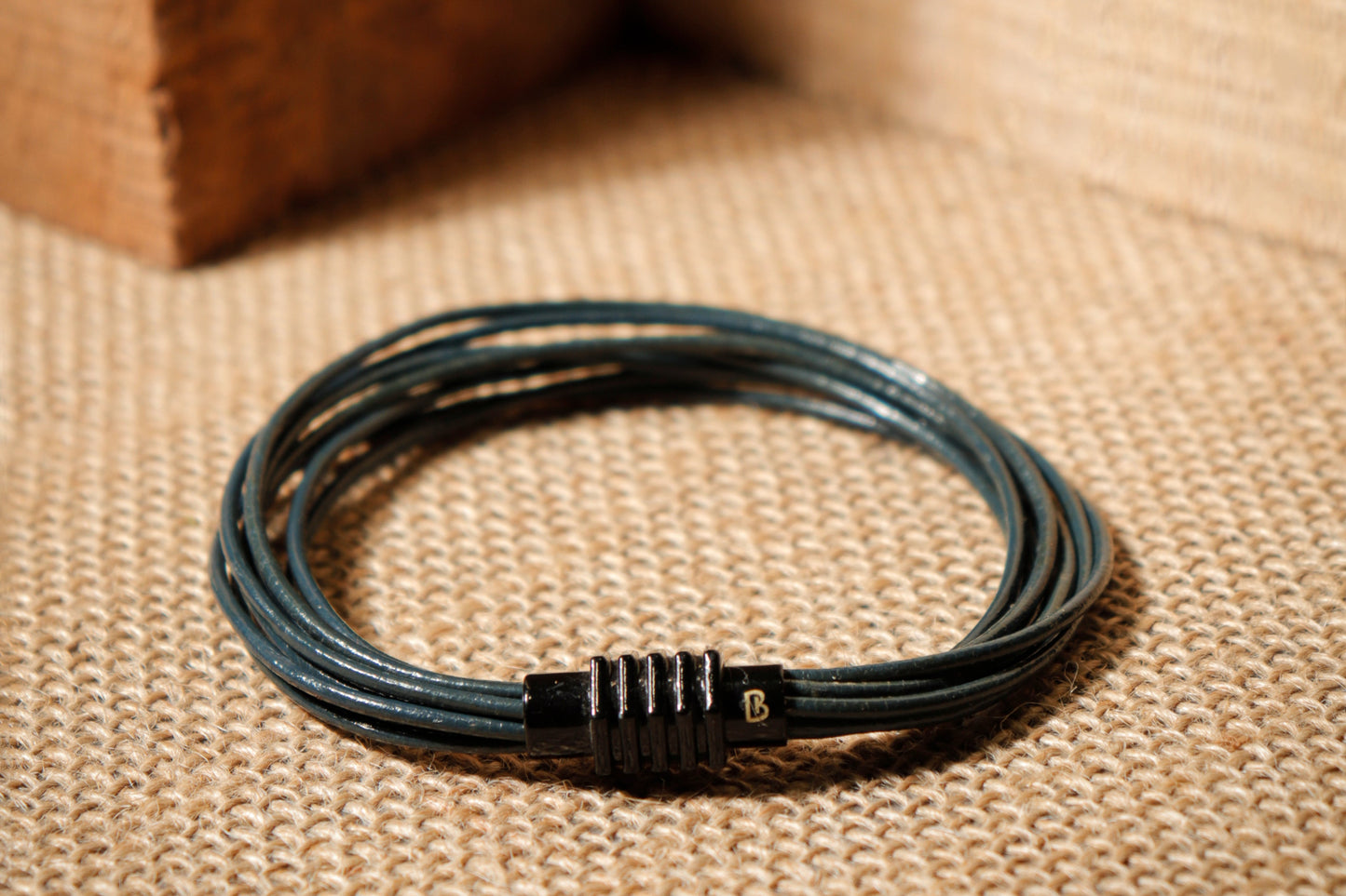 Classic Green Leather Bracelet