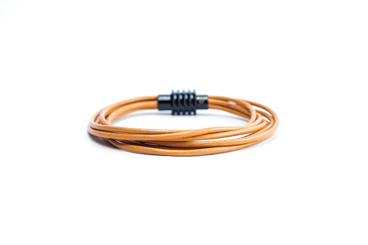 Classic Neo Orange Leather Bracelet