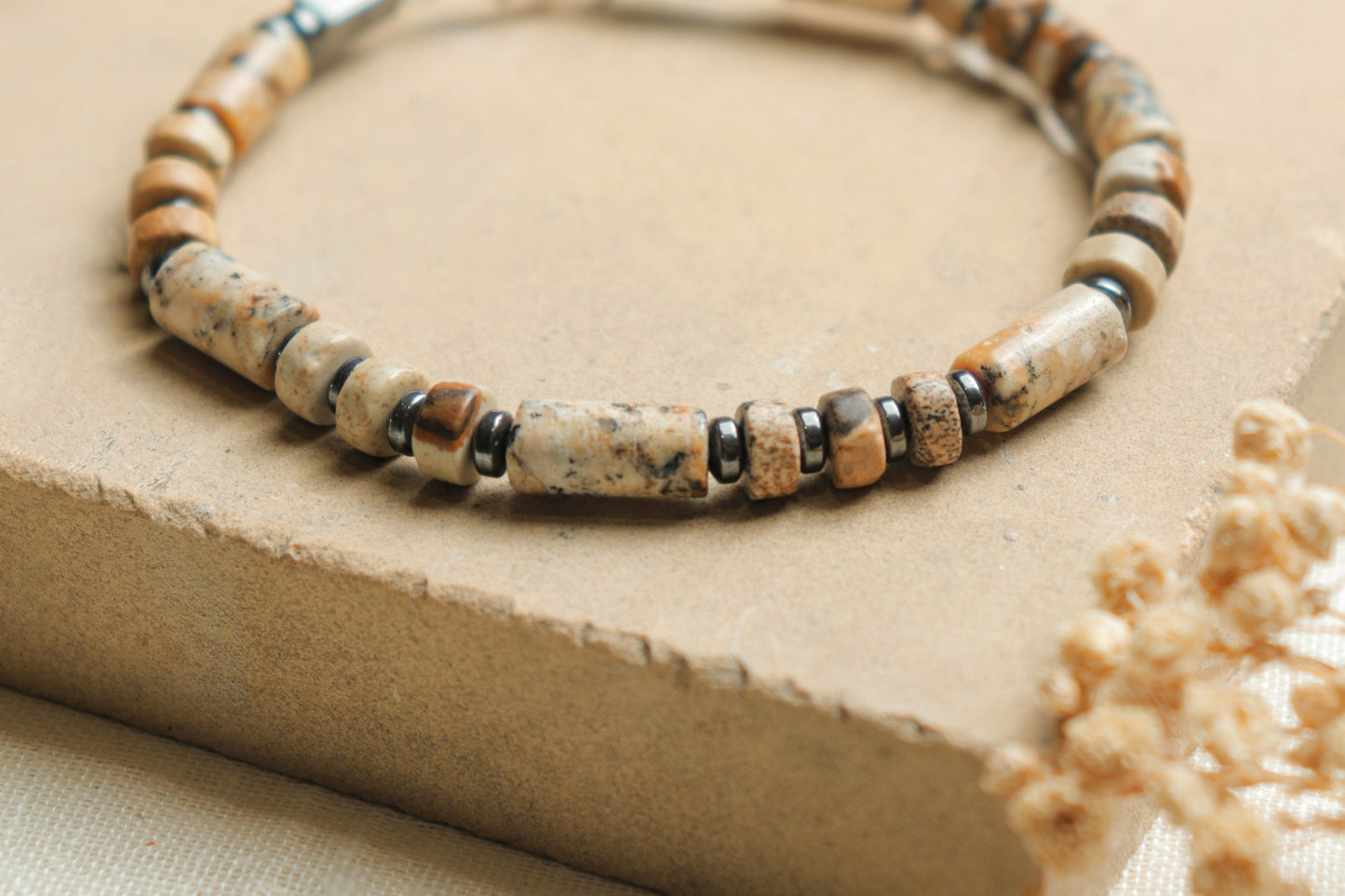 Modern Ladscape Jasper Bracelet