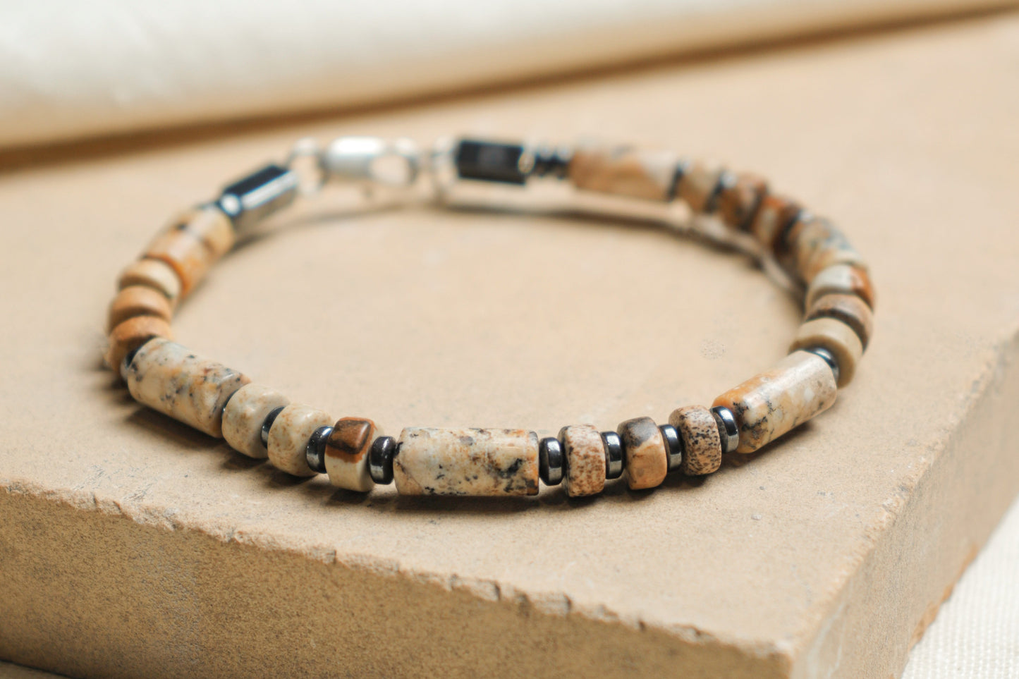 Modern Ladscape Jasper Bracelet