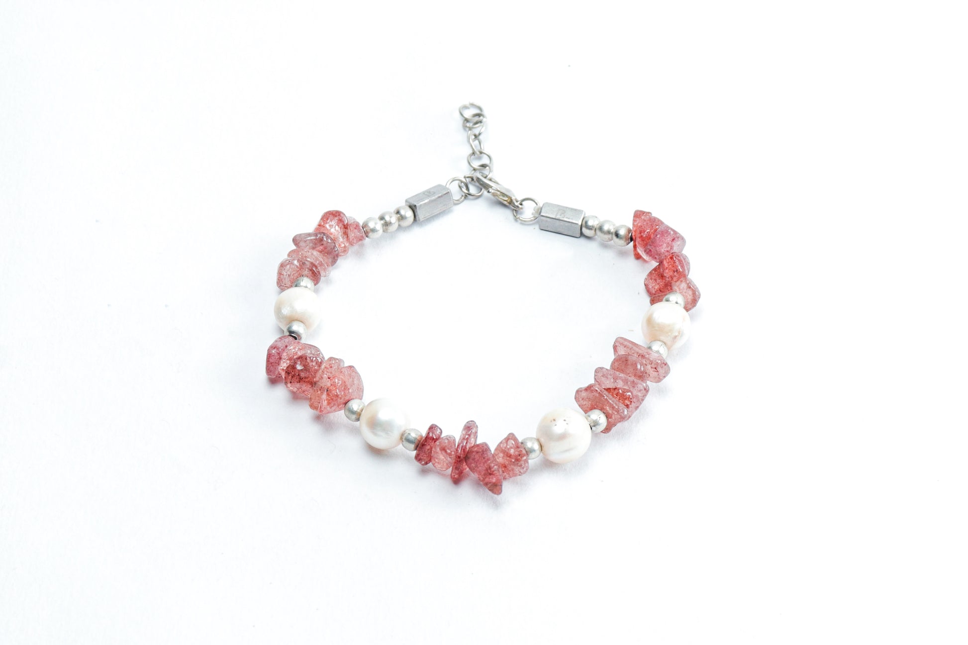 Pink Aventurine & Pearl Bracelet