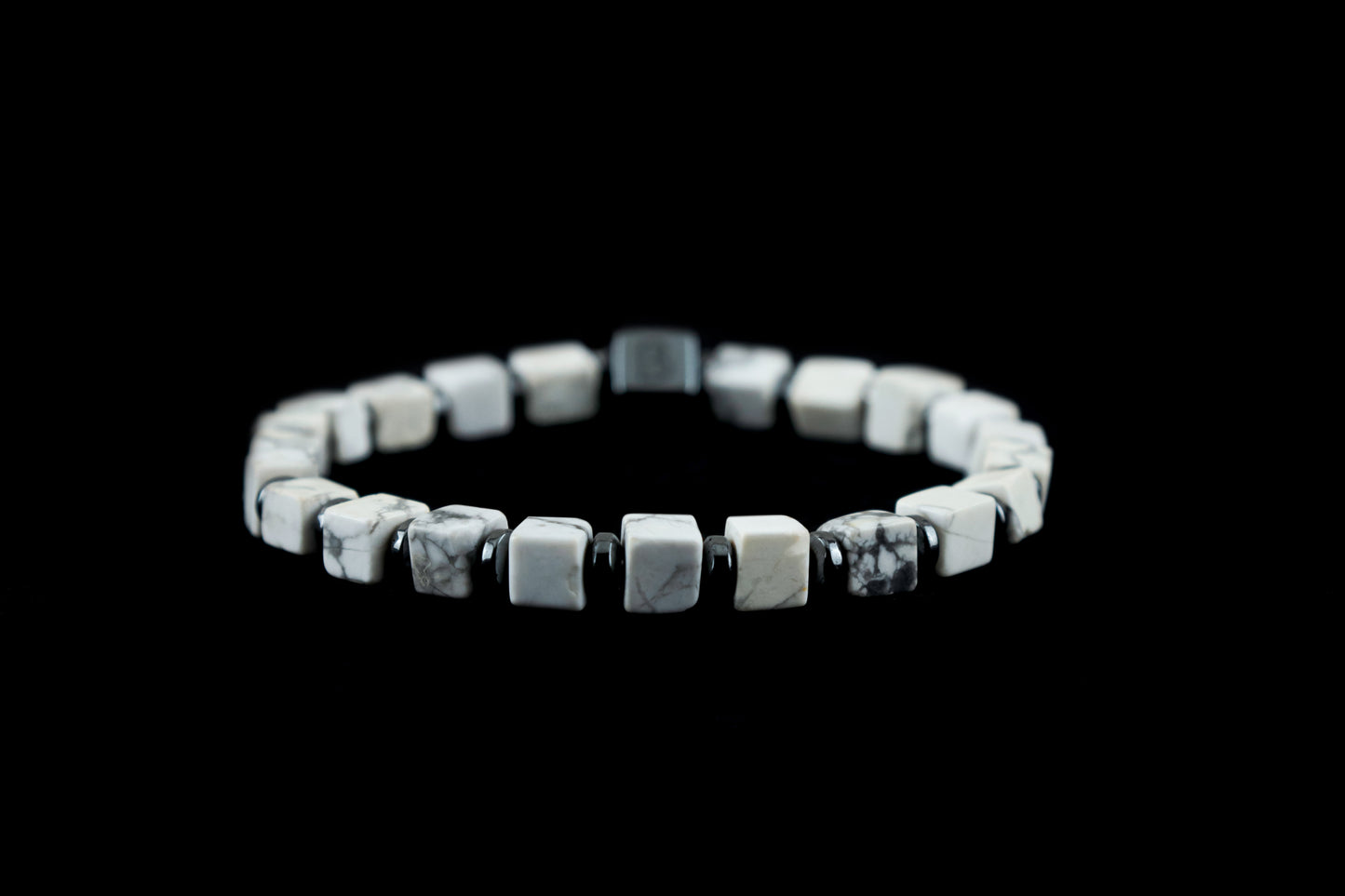 White Howlite Natural Stone Bracelet