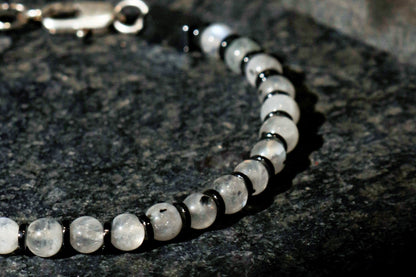 Rainbow Moon Stone Bracelet