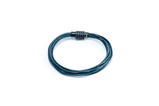 Classic Green Leather Bracelet