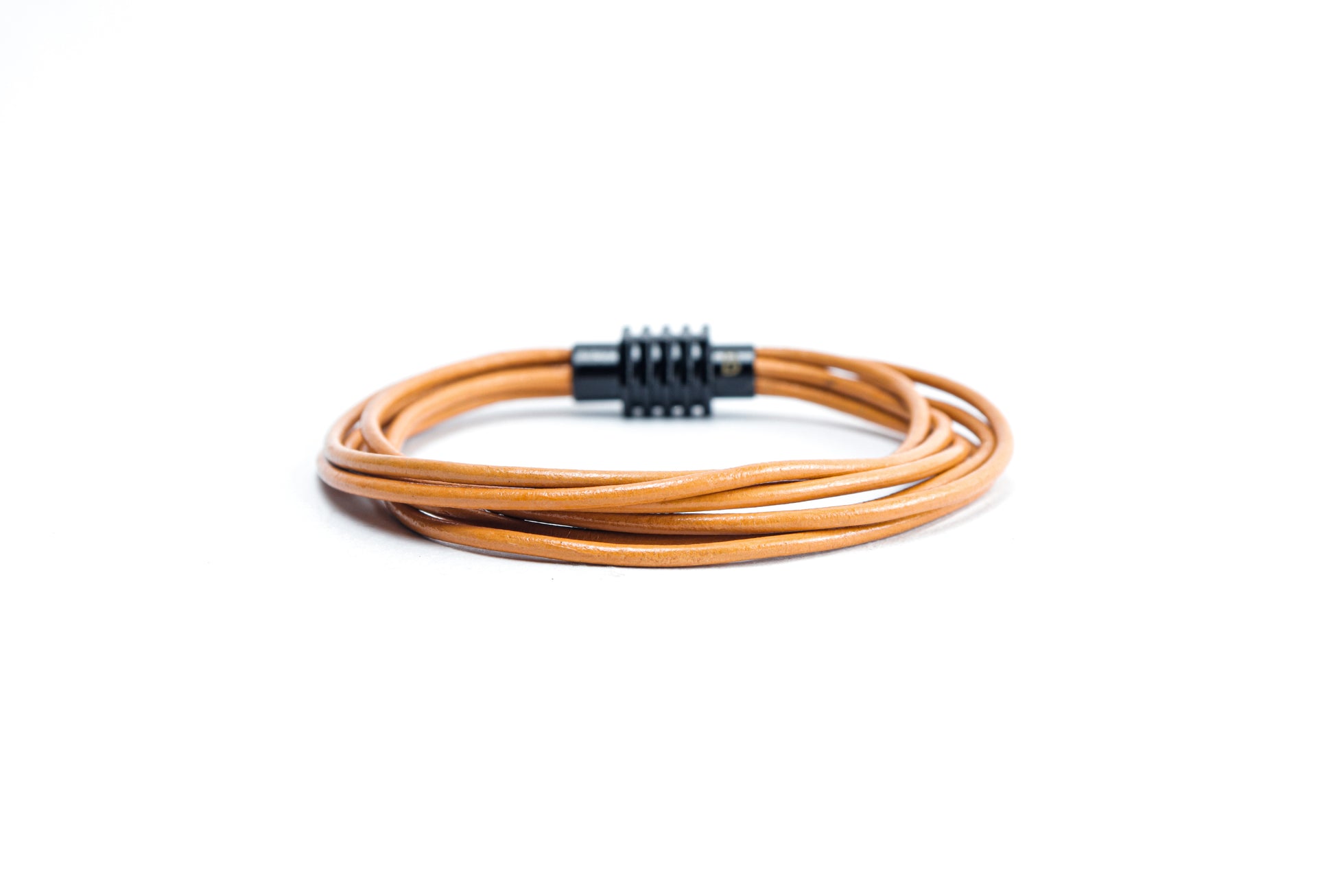 Classic Neo Orange Leather Bracelet