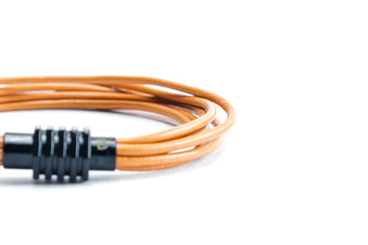 Classic Neo Orange Leather Bracelet