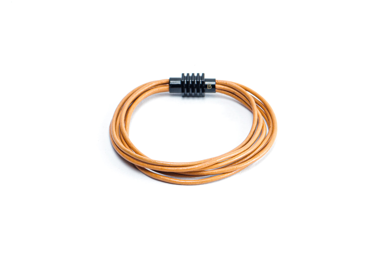 Classic Neo Orange Leather Bracelet