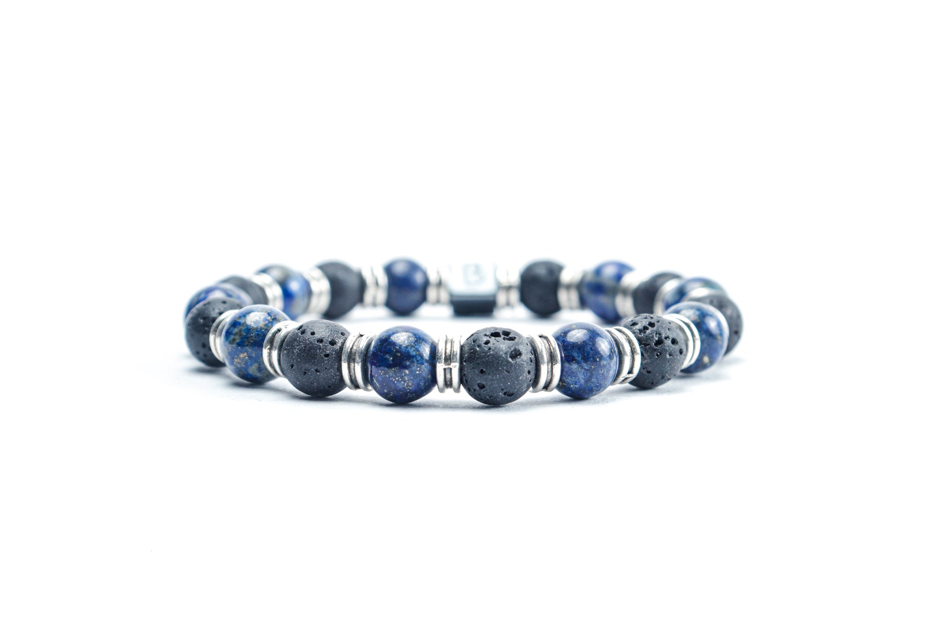 Lapis Lazuli & Lava Stone Bracelet