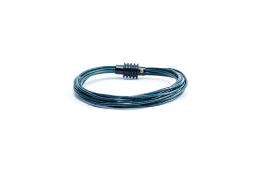 Classic Green Leather Bracelet