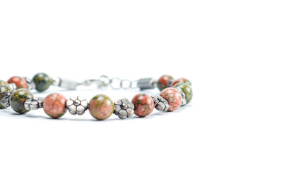 Unakite Jasper Bracelet