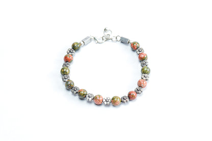 Unakite Jasper Bracelet